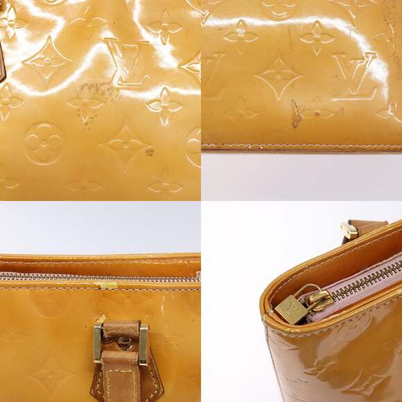 LOUIS VUITTON Monogram Vernis Houston Bag Marshmallow Pink M91302 - Picture 11 of 13